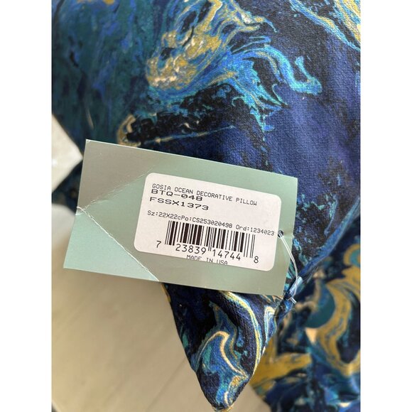 Bundle 2 New Eastern Accents Studio 773 Gosia Ocean Decorative Pillow - Picture 8 of 9